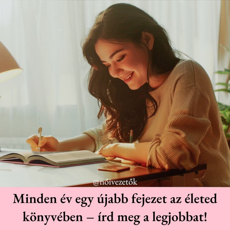 Minden év egy újabb fejezet az életed könyvében – írd meg a legjobbat!