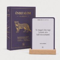 ÖNBIZALOM the ESSENTIALS megerősítő kártyák doboza fa kártyatartóval